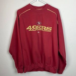 VINTAGE NFL San Francisco 49ers Embroidered Sweatshirt L